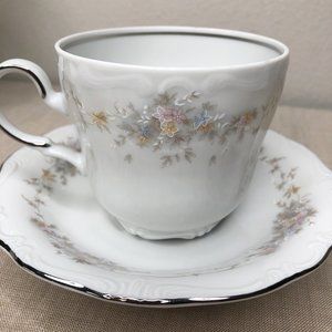Vintage China Cup and Saucer | Haviland Demitasse